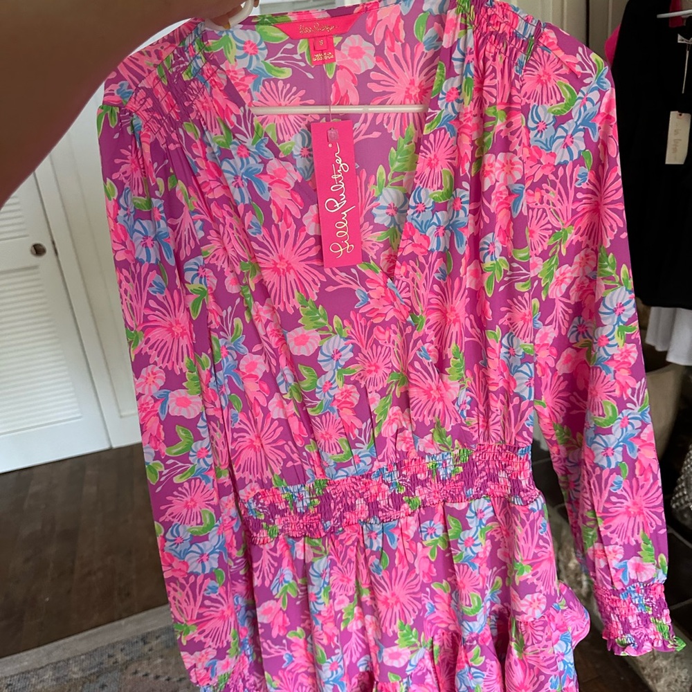 Lilly Pulitzer “moms the word” dress in amethyst - Picture 5 of 6